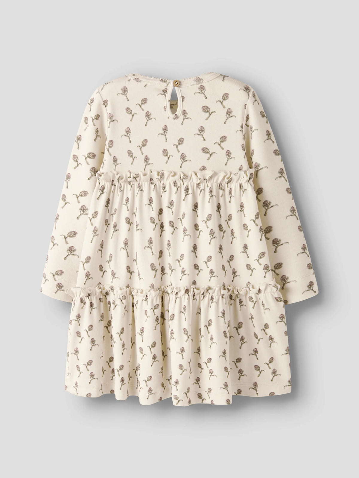 Lil’ Atelier Gayo Floral Print Dress – Cream
