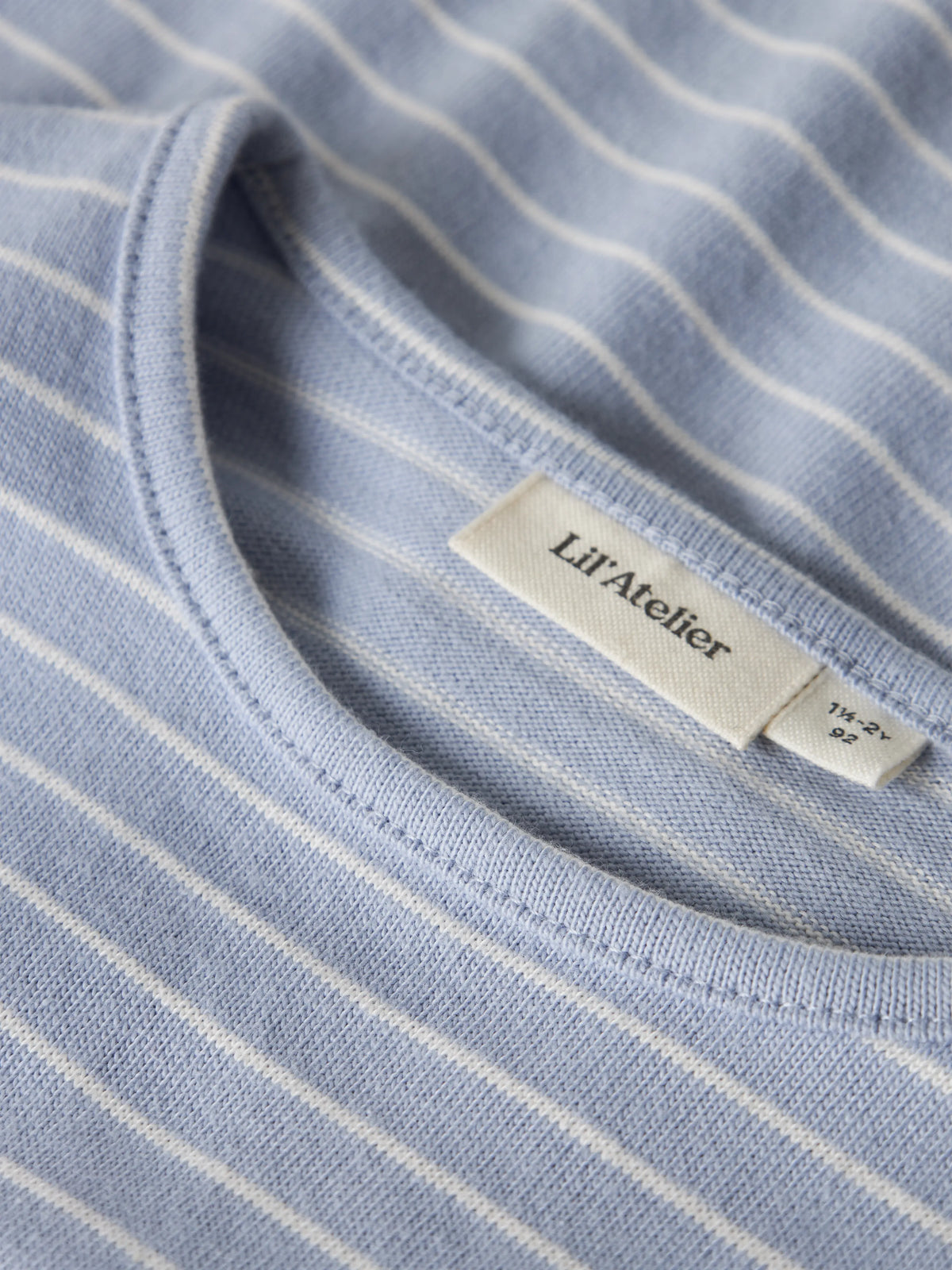 Lil’ Atelier Baja Striped Long Sleeve Top – Blue