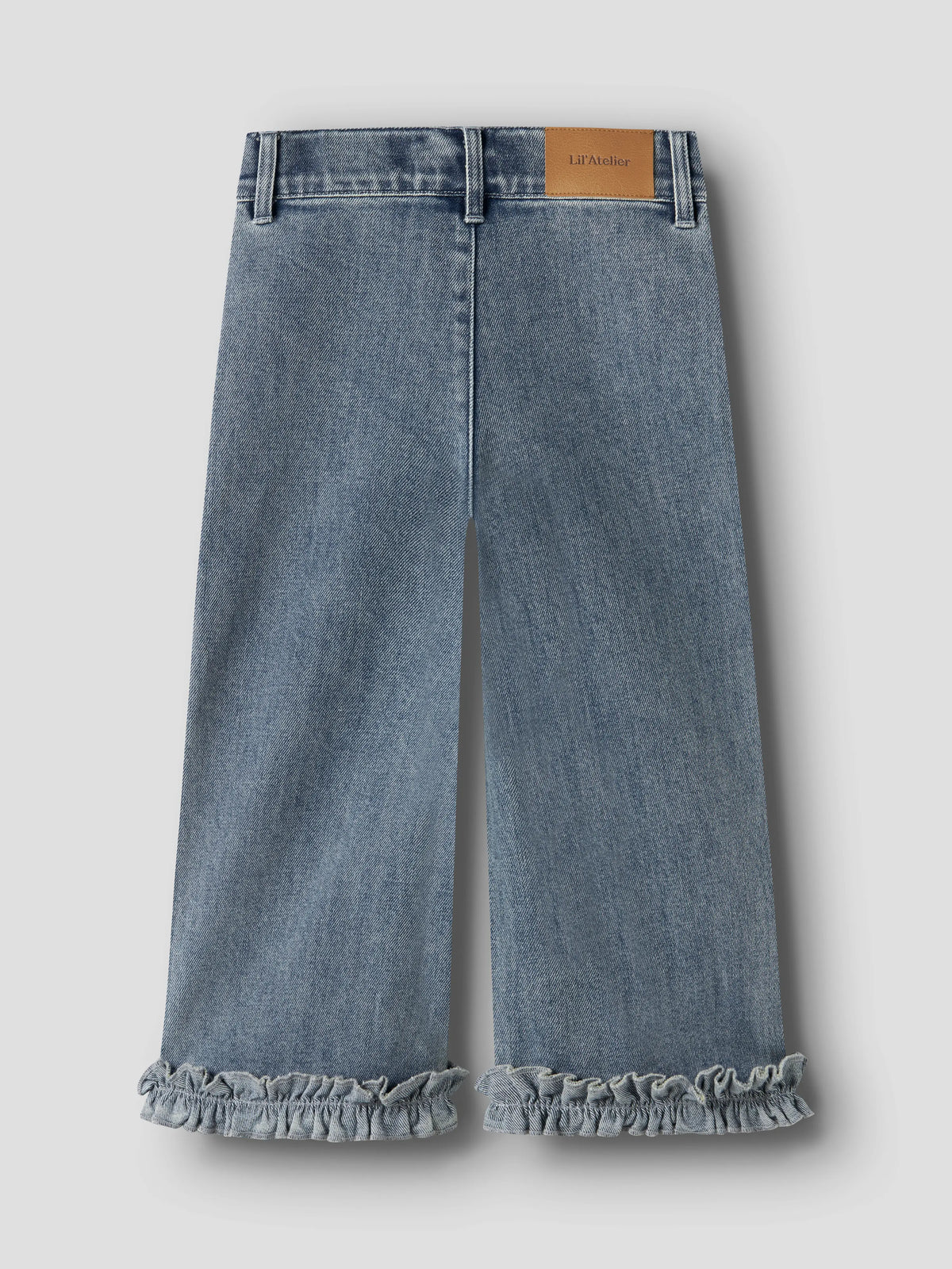 Lil’ Atelier Damla Wide Leg Frill Jeans