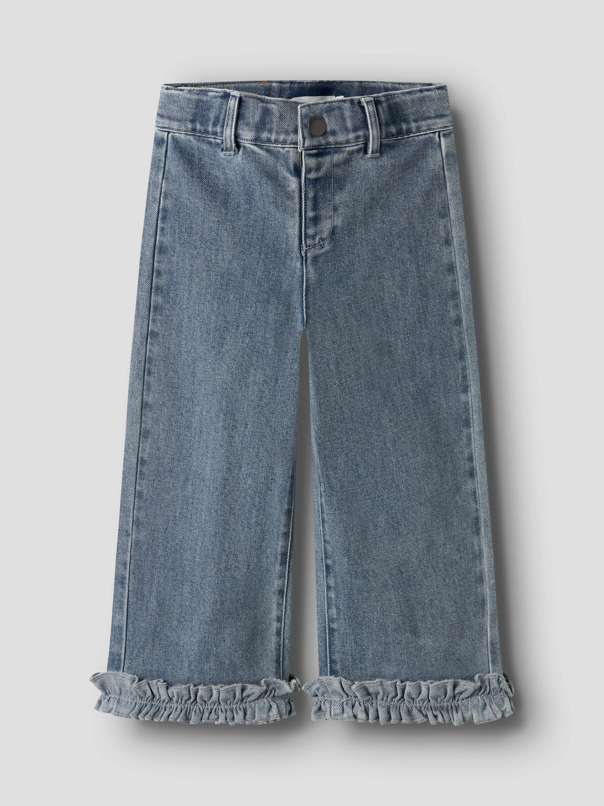 Lil’ Atelier Damla Wide Leg Frill Jeans