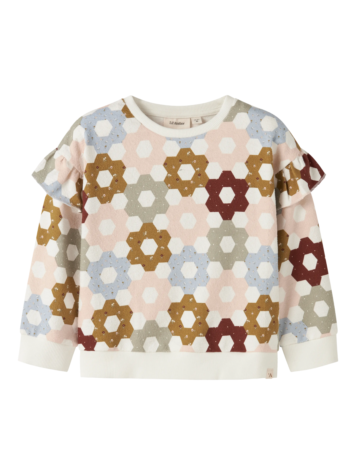 Lil’ Atelier Dias Floral Print Sweatshirt