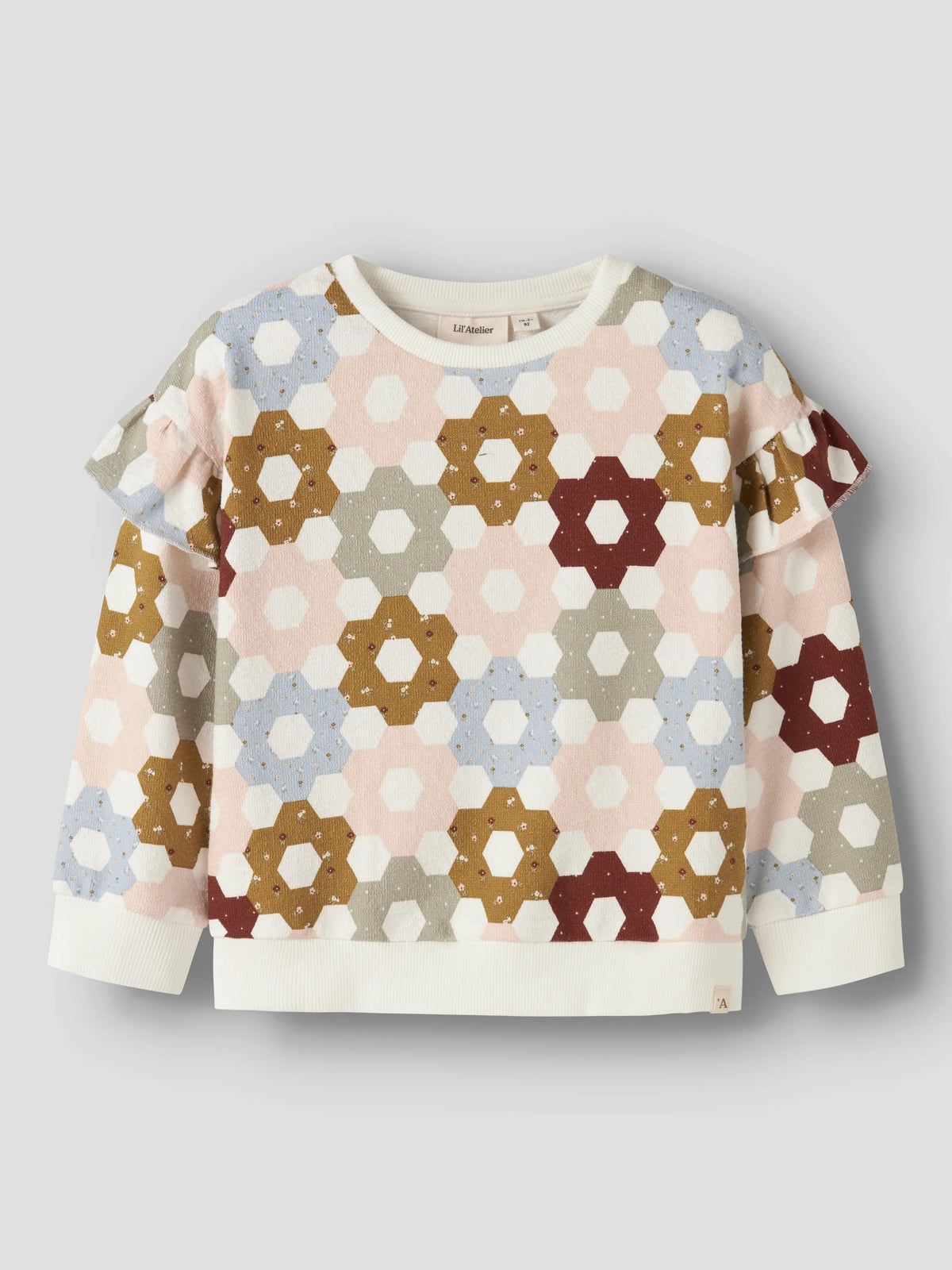 Lil’ Atelier Dias Floral Print Sweatshirt