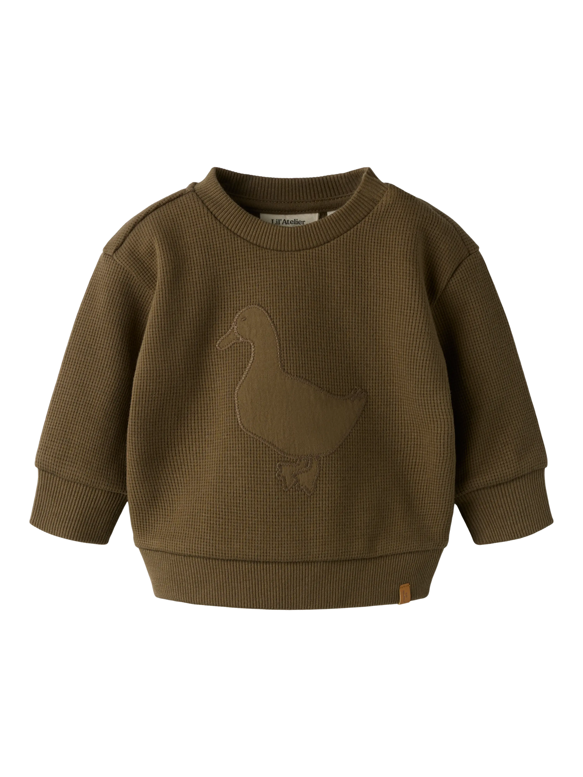 Lil’ Atelier Baby Naffel Duck Sweatshirt – Brown