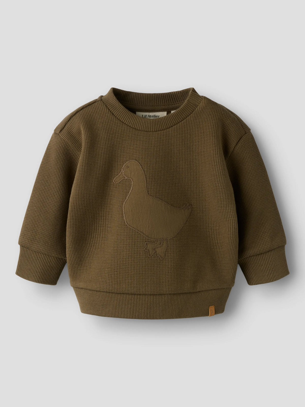Lil’ Atelier Baby Naffel Duck Sweatshirt – Brown