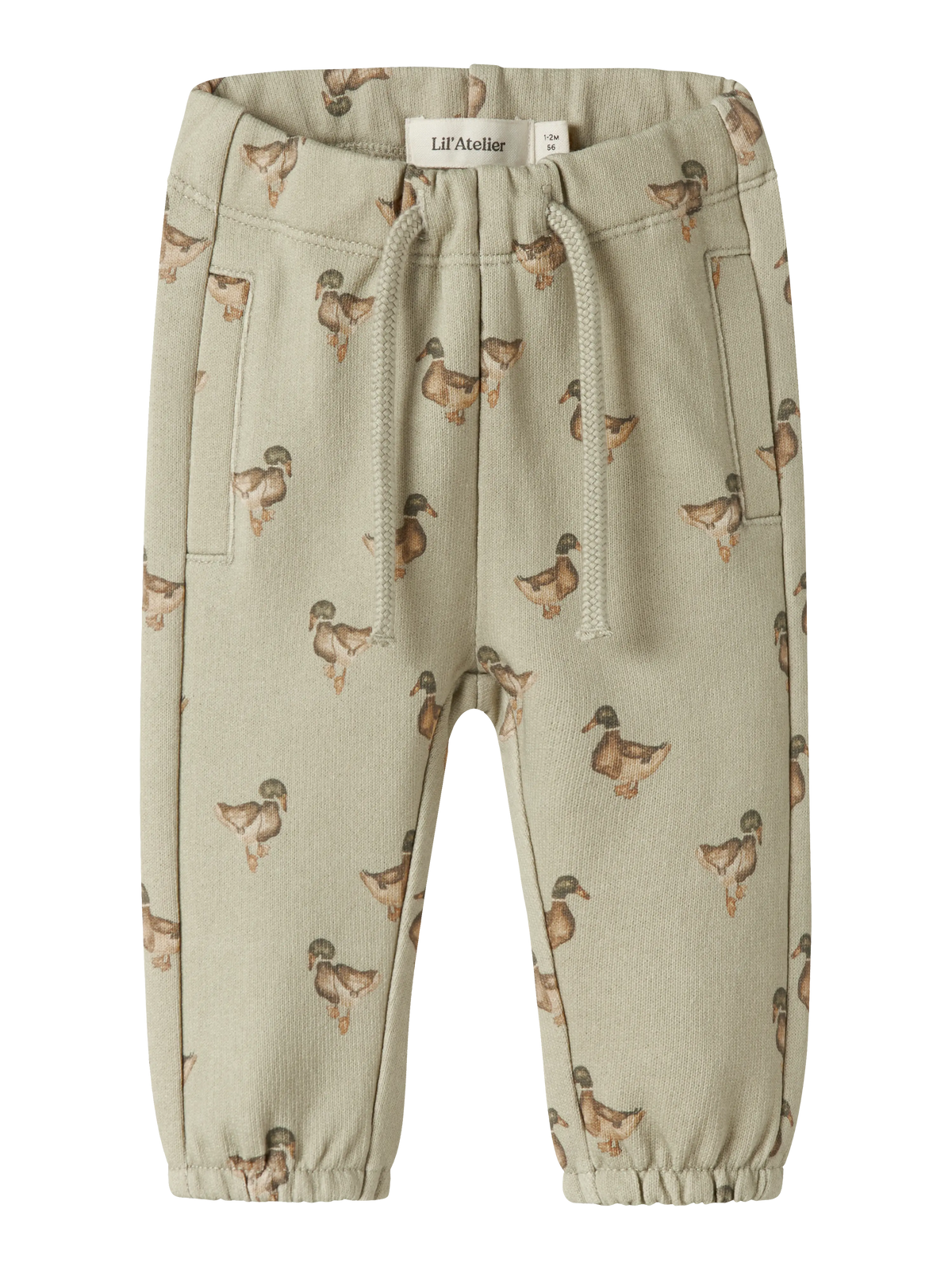 Lil’ Atelier Baby Jobo Duck Print Sweatpants