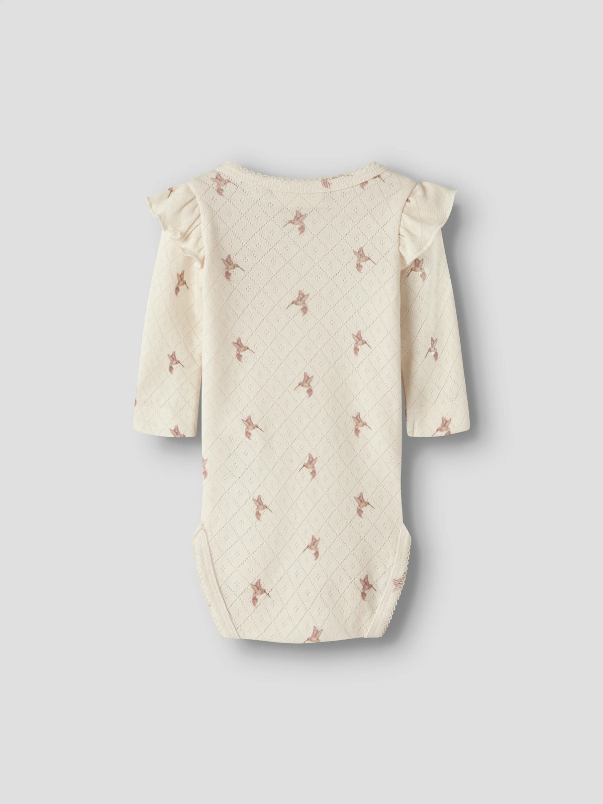 Lil’ Atelier Baby Rachello Hummingbird Frill Bodysuit