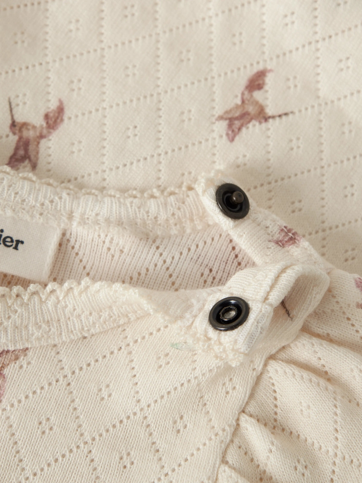 Lil’ Atelier Baby Rachello Hummingbird Frill Bodysuit