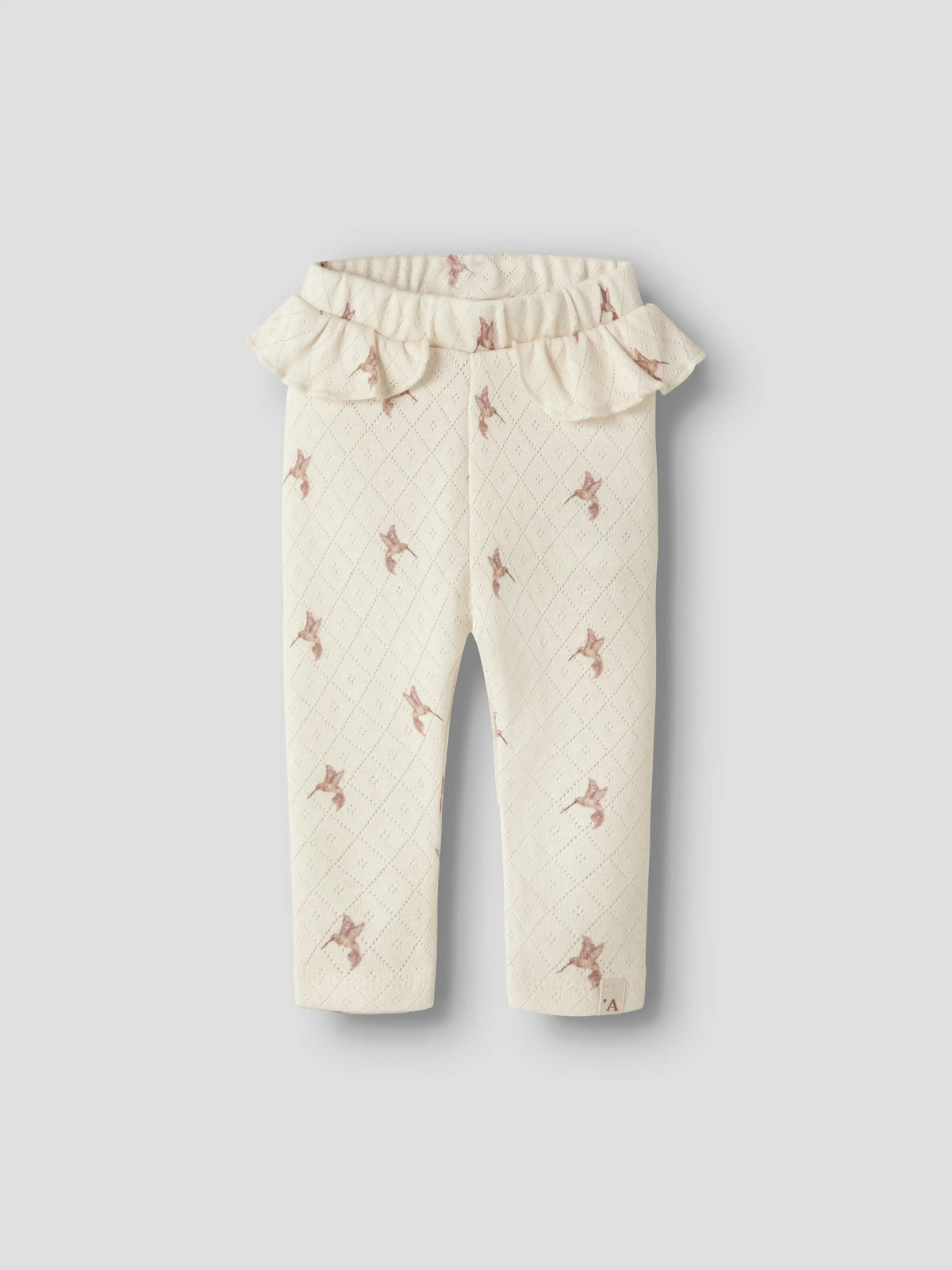 Lil’ Atelier Baby Hummingbird Rachello Print Rib Leggings