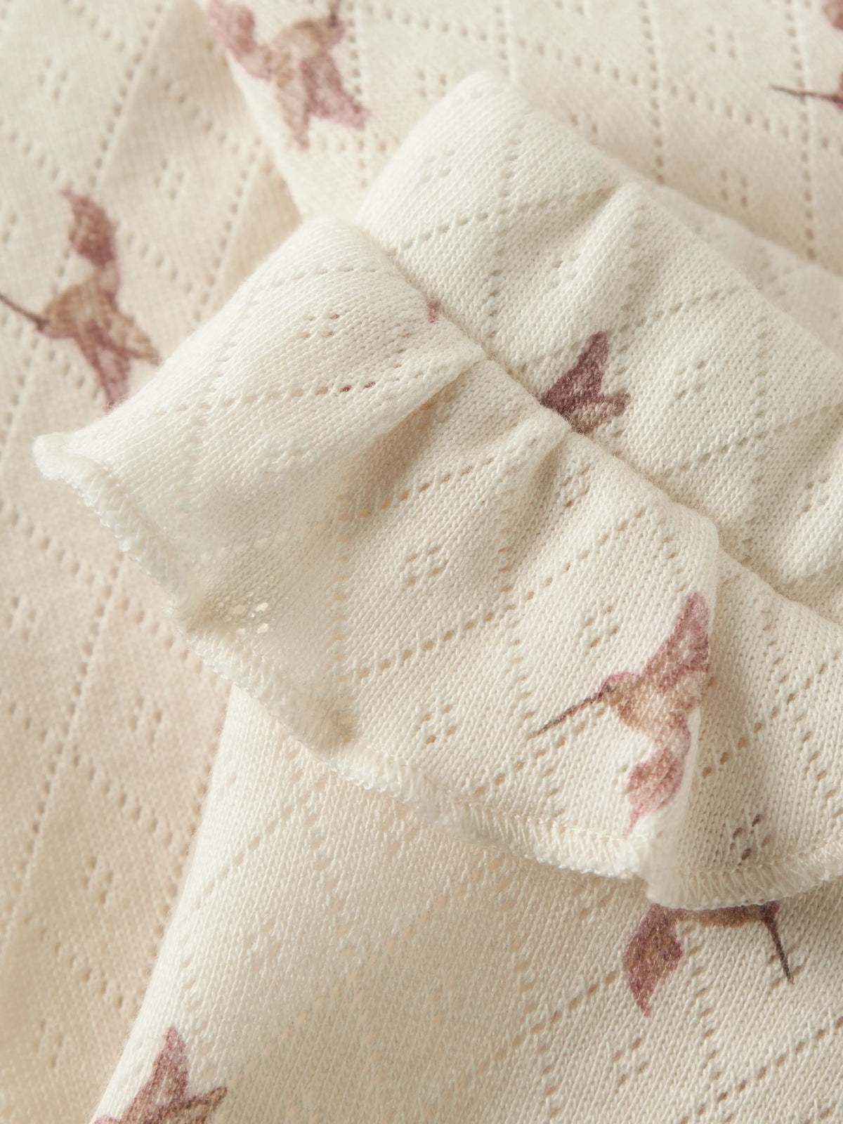 Lil’ Atelier Baby Hummingbird Rachello Print Rib Leggings