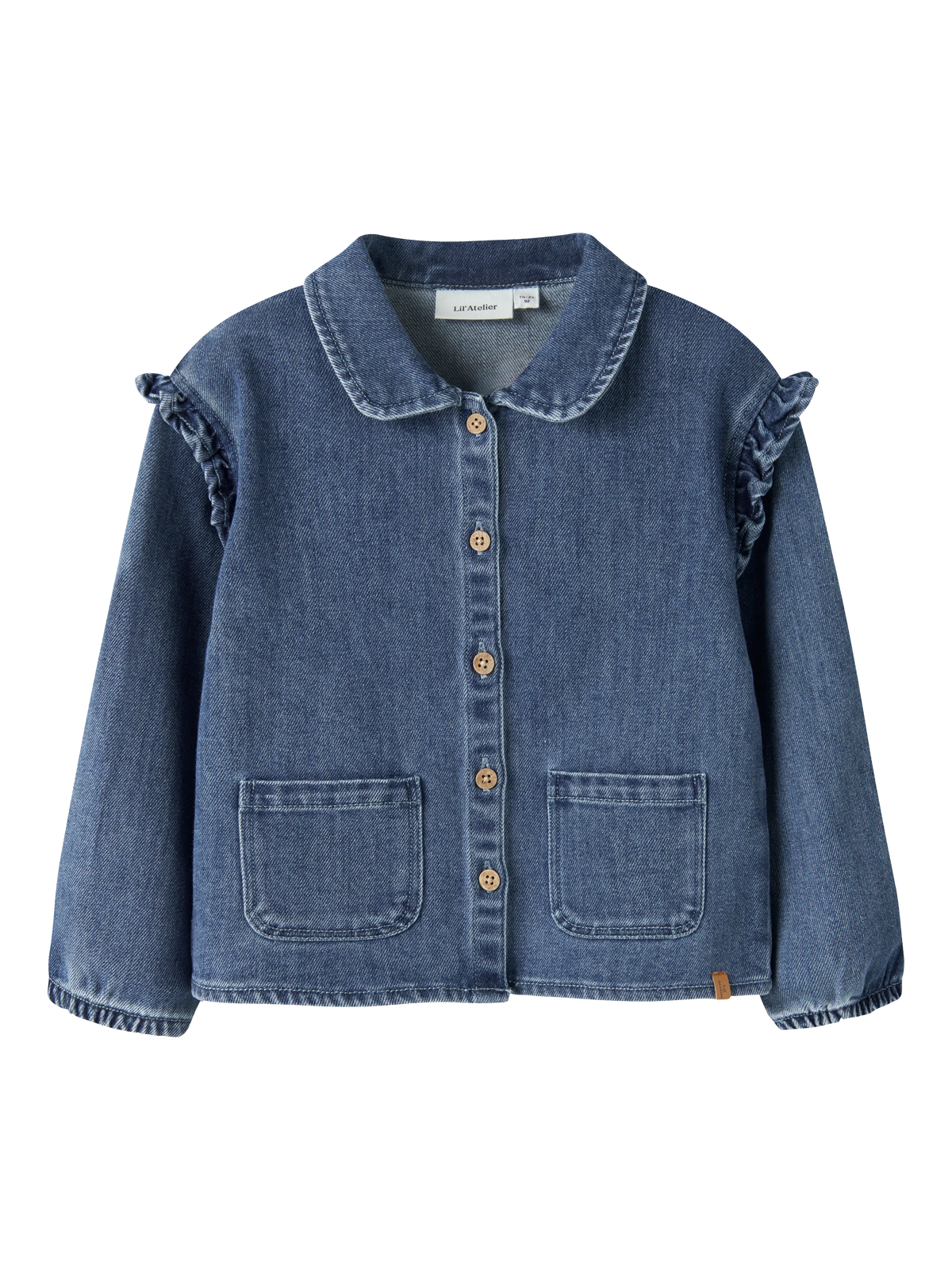Lil’ Atelier Mini Obello Denim Overshirt – Blue