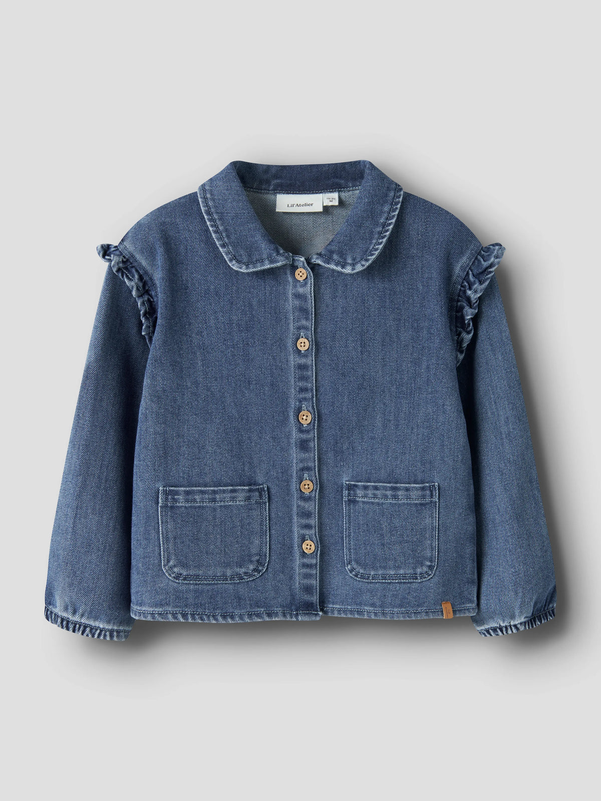 Lil’ Atelier Mini Obello Denim Overshirt – Blue