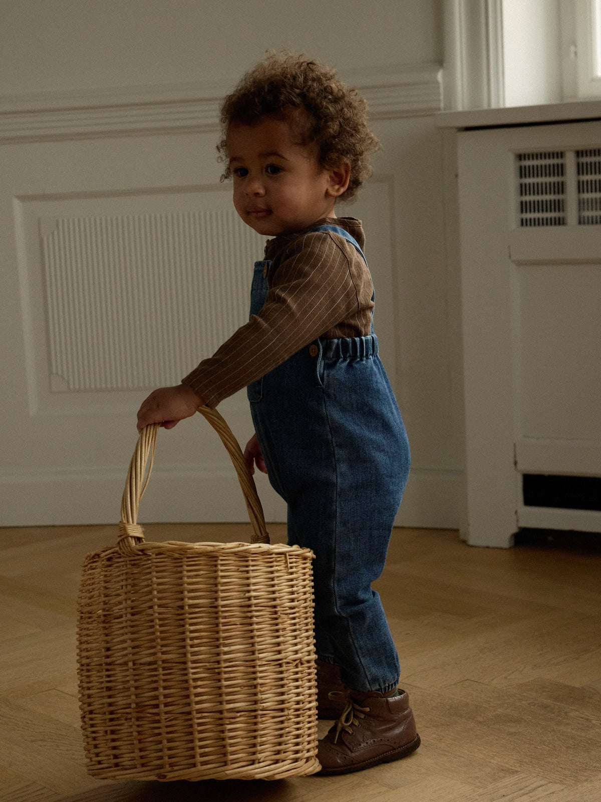 Lil’ Atelier Mobello Denim Dungarees