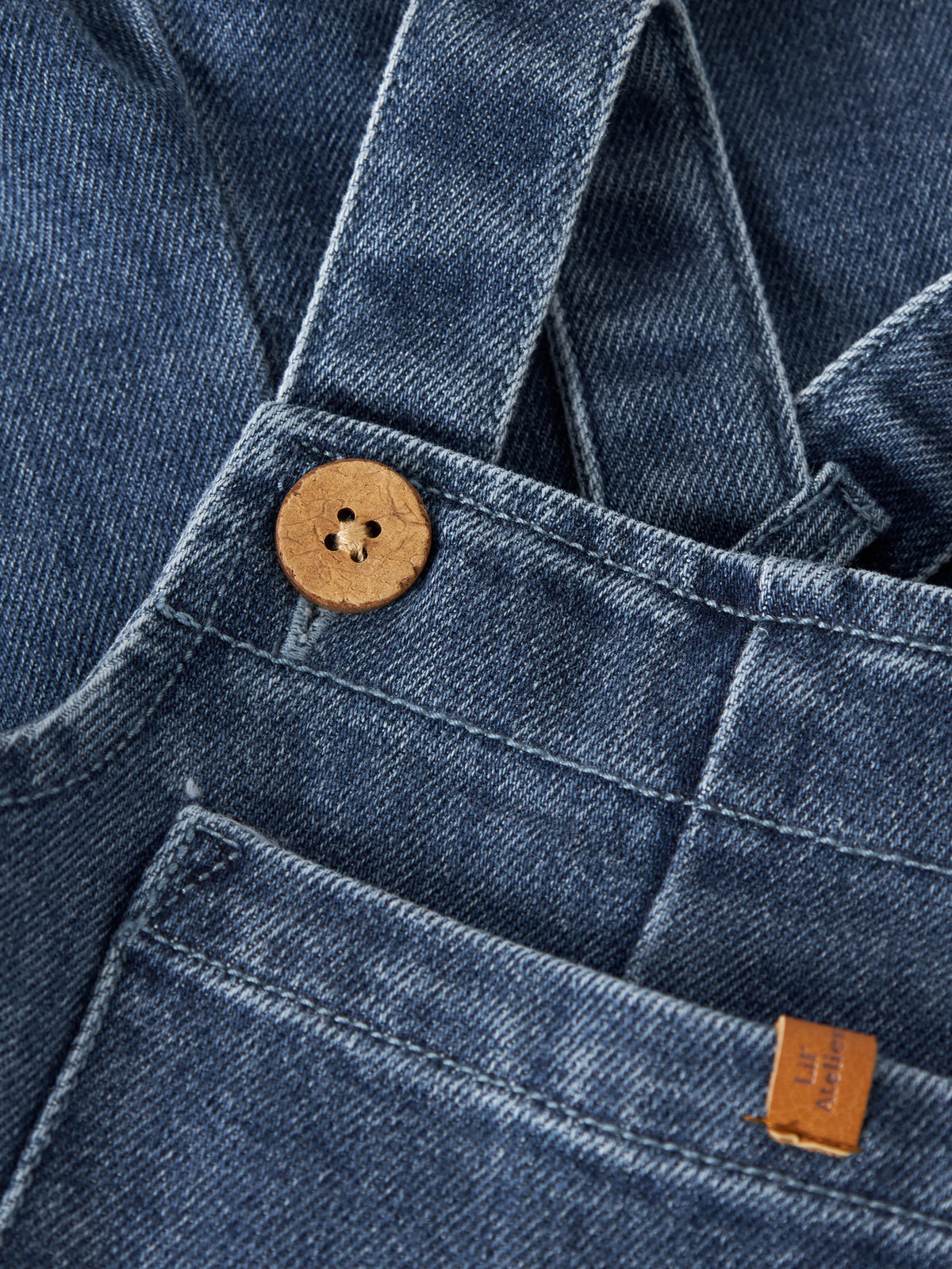 Lil’ Atelier Mobello Denim Dungarees