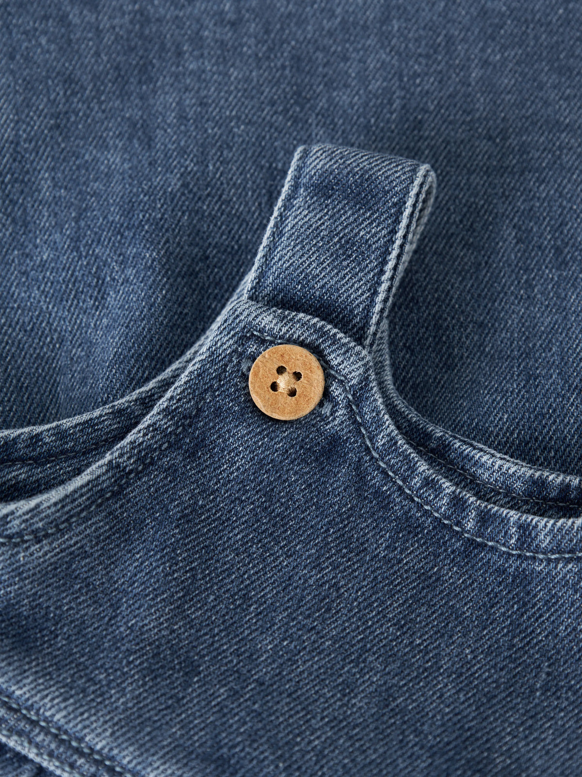 Lil’ Atelier Obello Denim Pinafore Dress