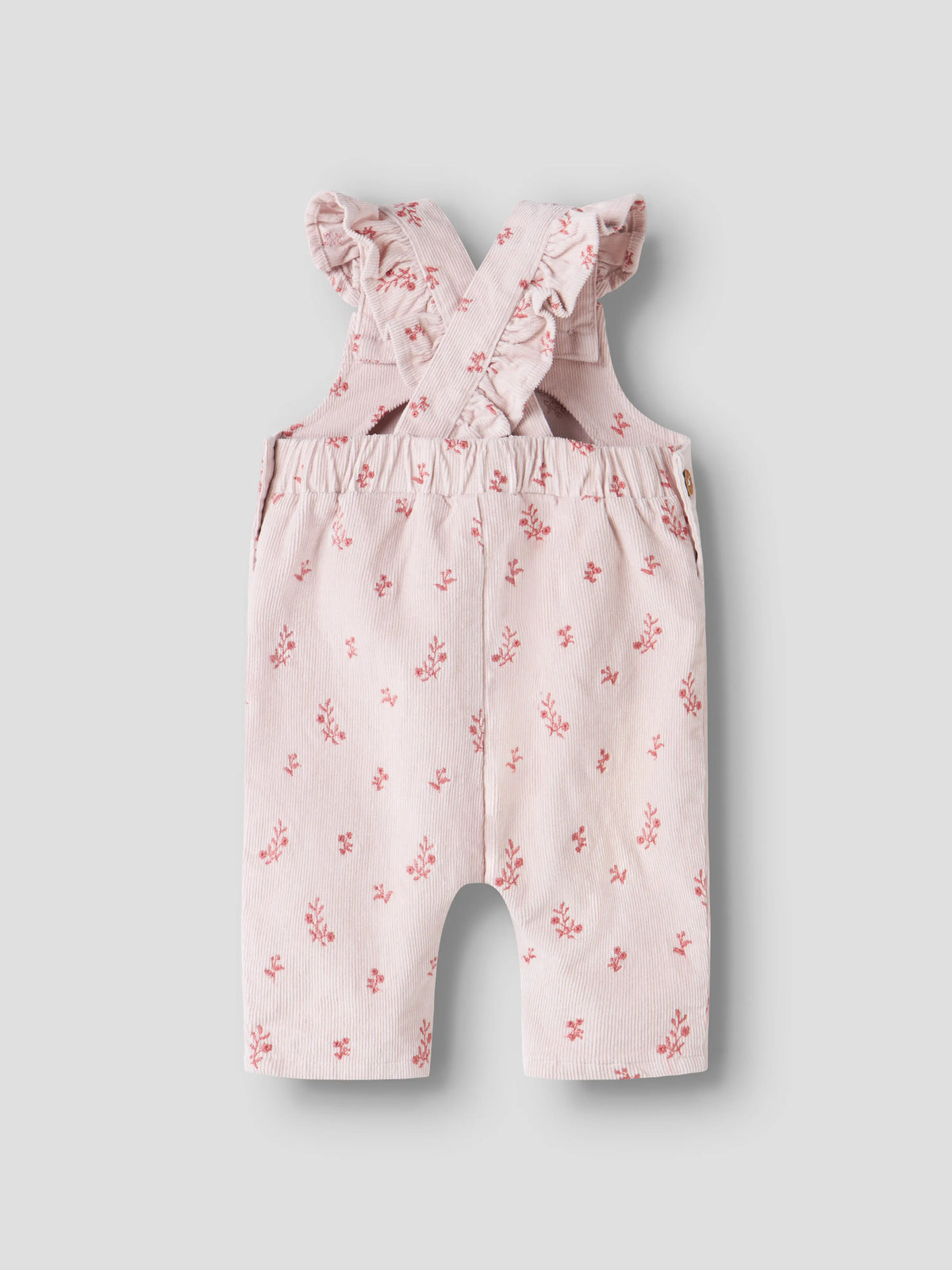 Lil’ Atelier Nelly Floral Cord Dungarees