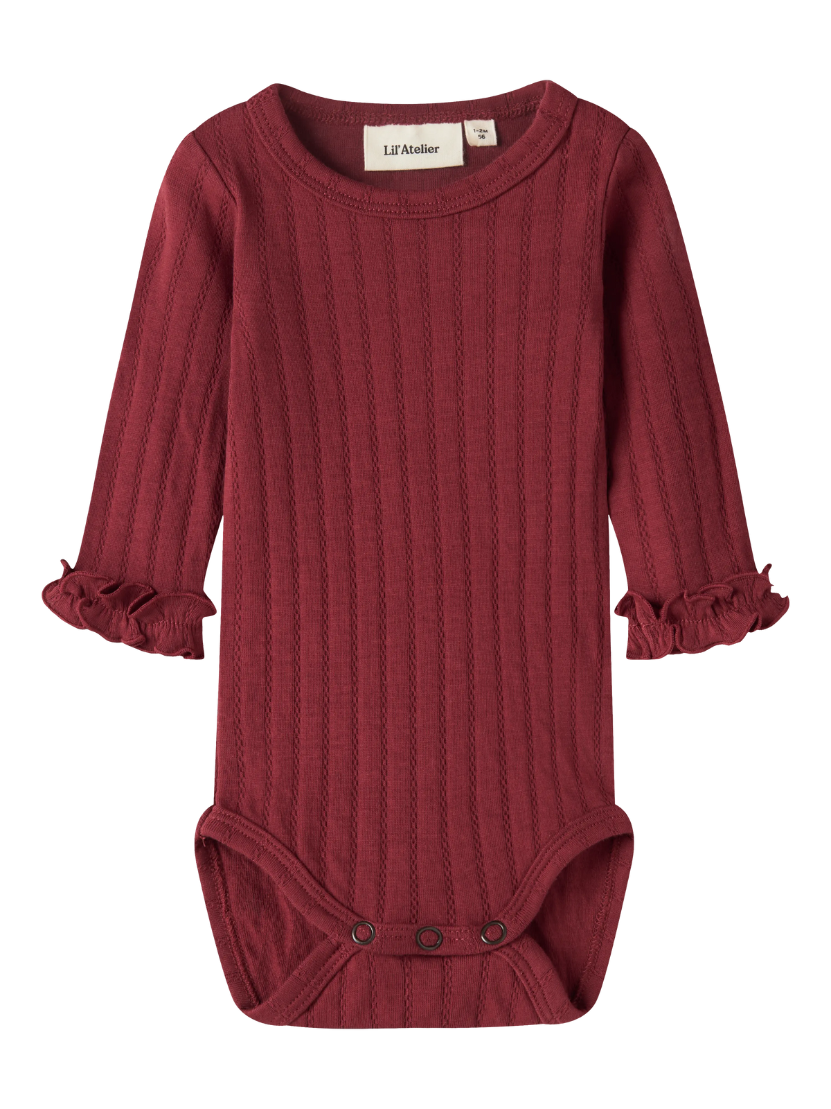 Lil’ Atelier Baby River Ribbed Bodysuit