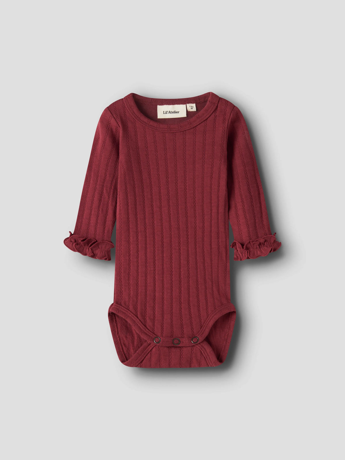 Lil’ Atelier Baby River Ribbed Bodysuit