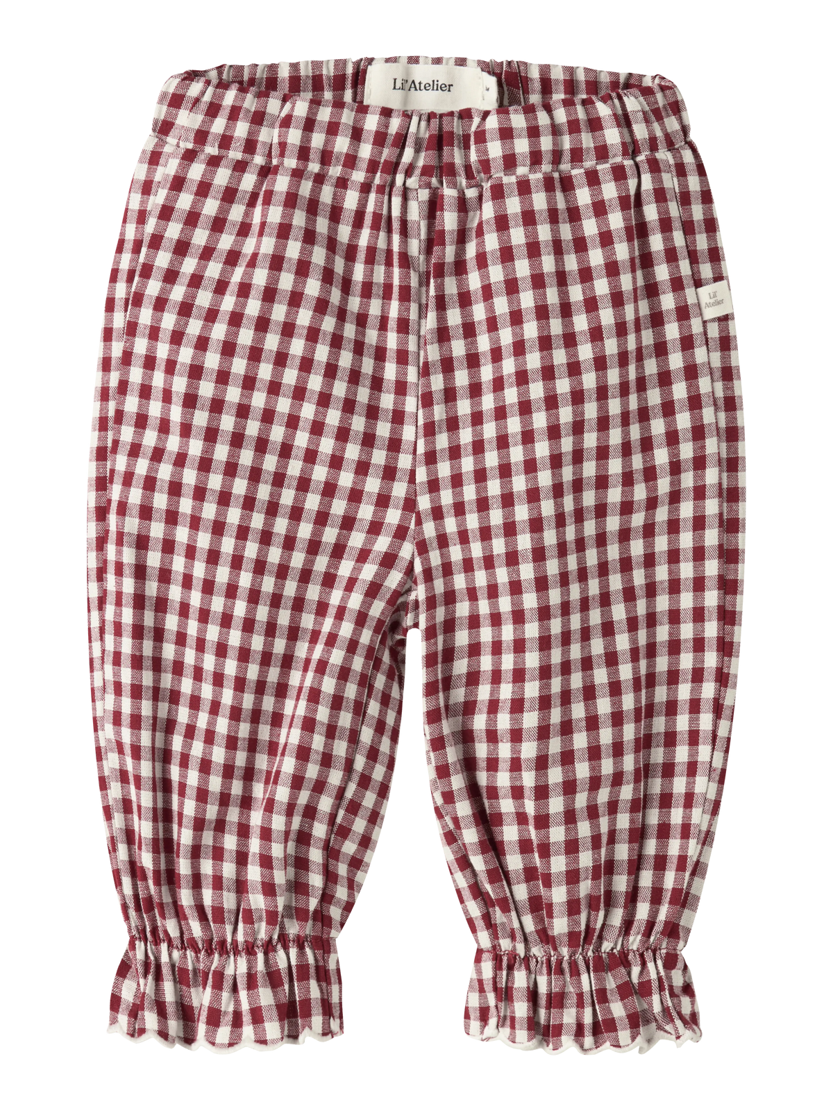 Lil’ Atelier Baby Roanne Gingham Trousers