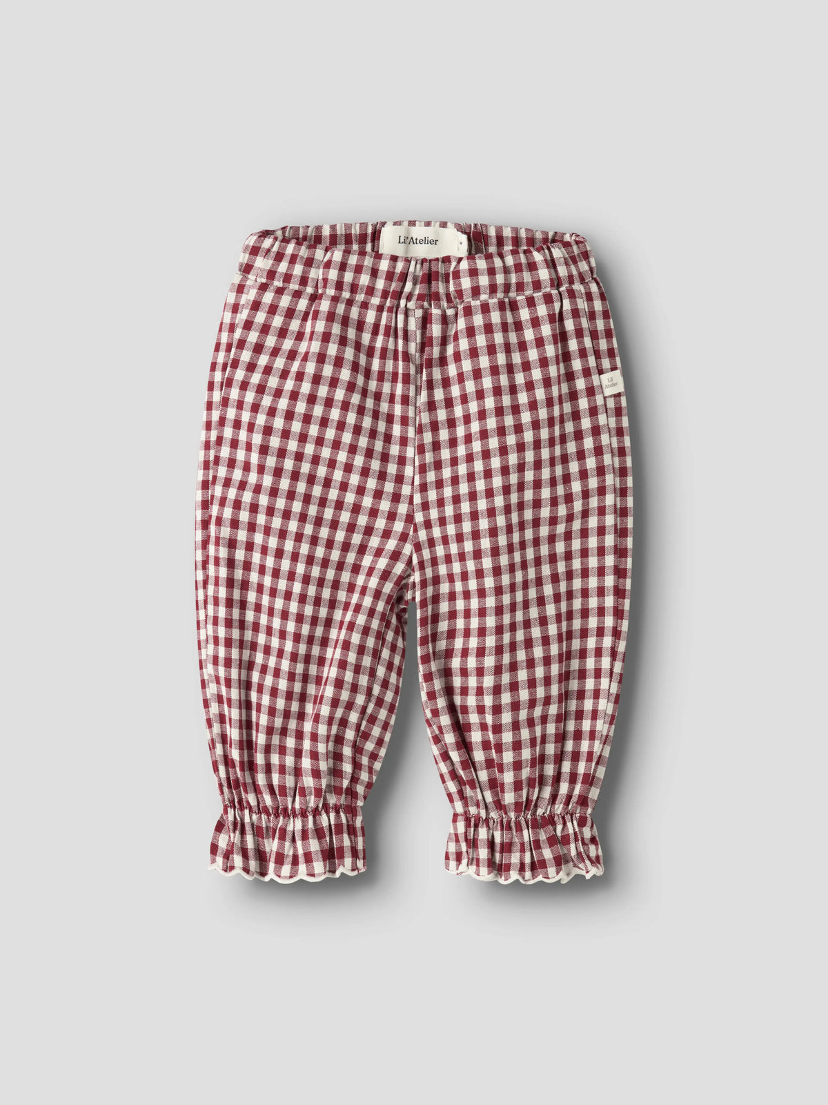 Lil’ Atelier Baby Roanne Gingham Trousers