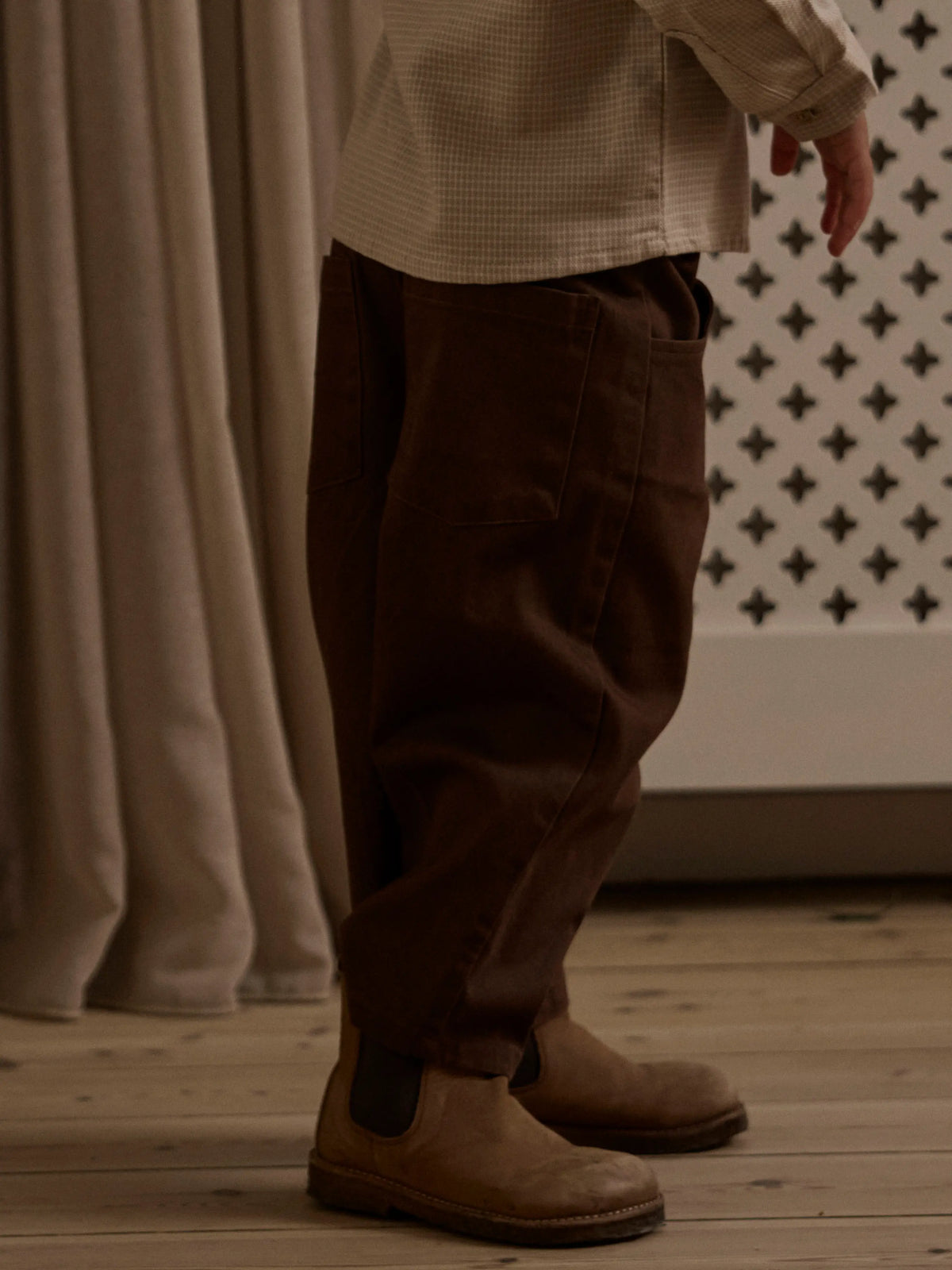 Lil’ Atelier Repa Barrel Trousers – Brown