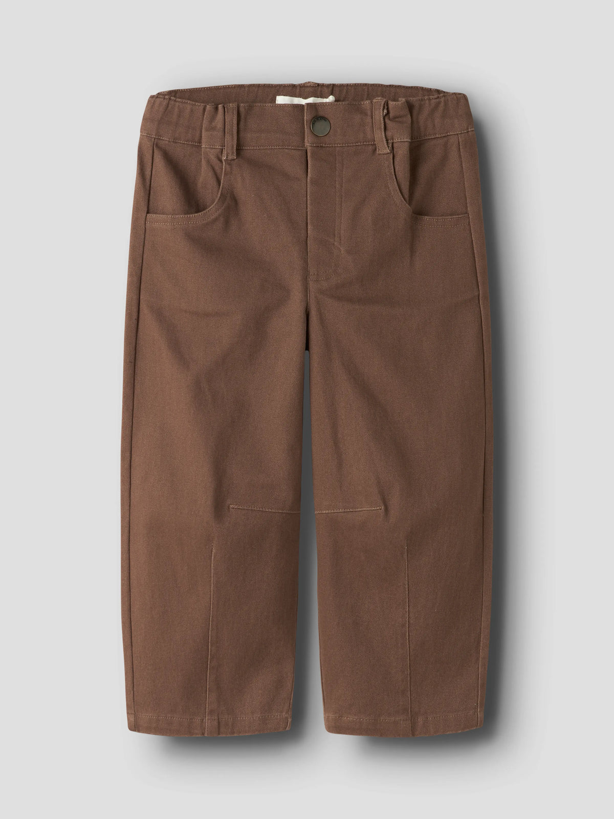 Lil’ Atelier Repa Barrel Trousers – Brown
