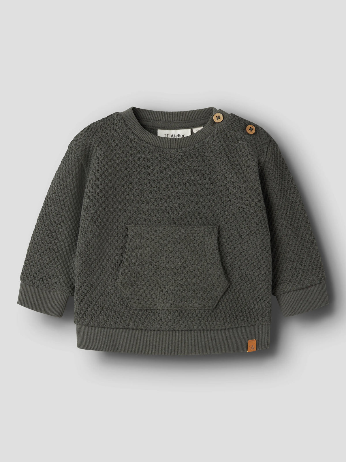 Lil’ Atelier Baby Monello Textured Sweatshirt