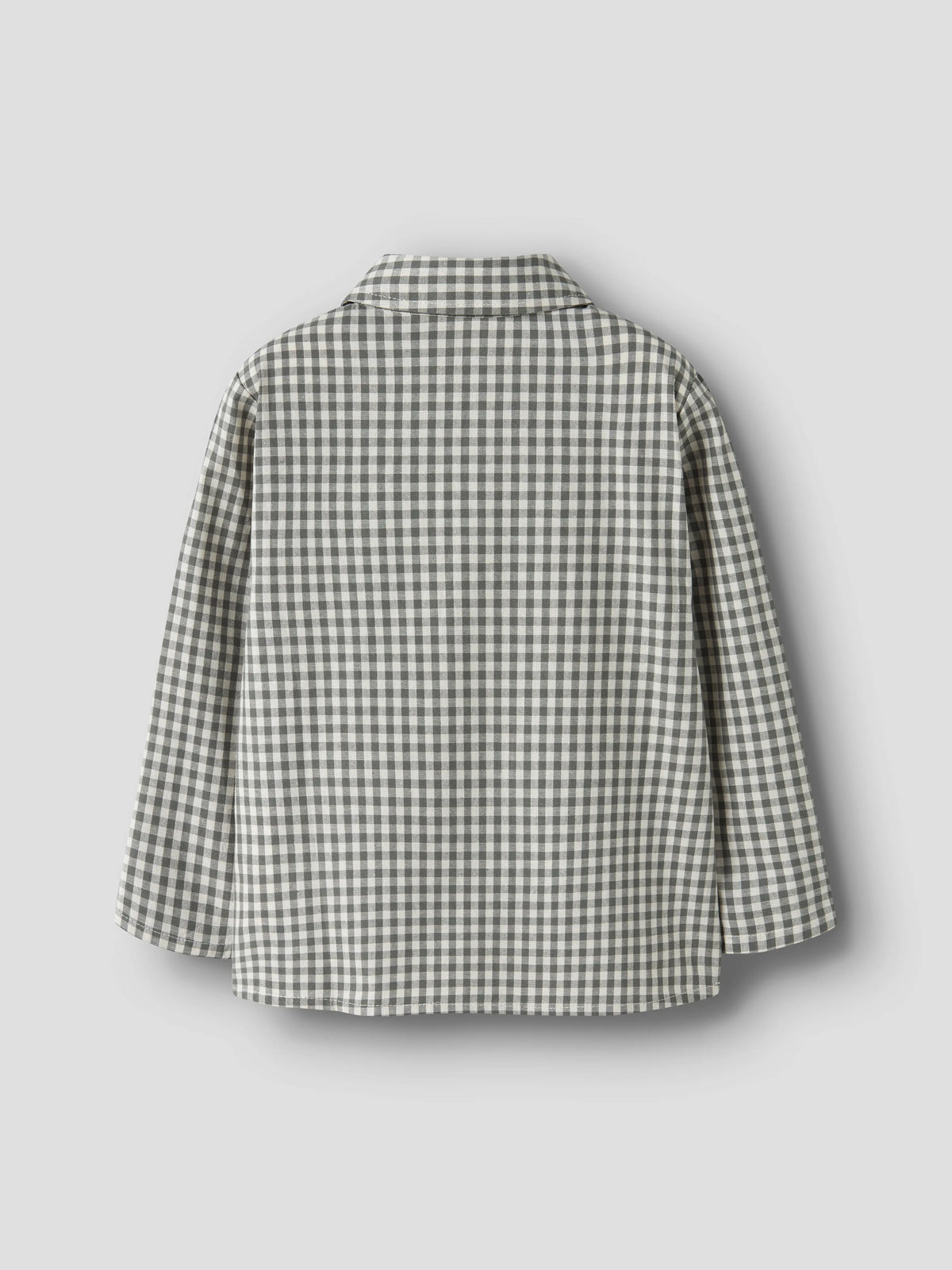 Lil’ Atelier Mini Roanne Gingham Shirt – Green