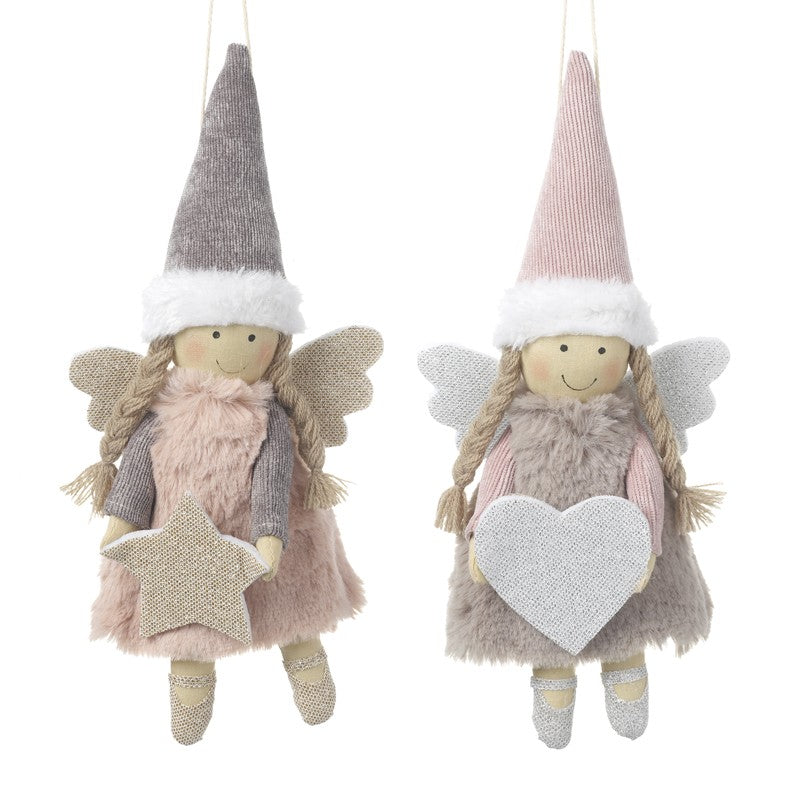 Personalised Nordic Christmas Angel Decoration