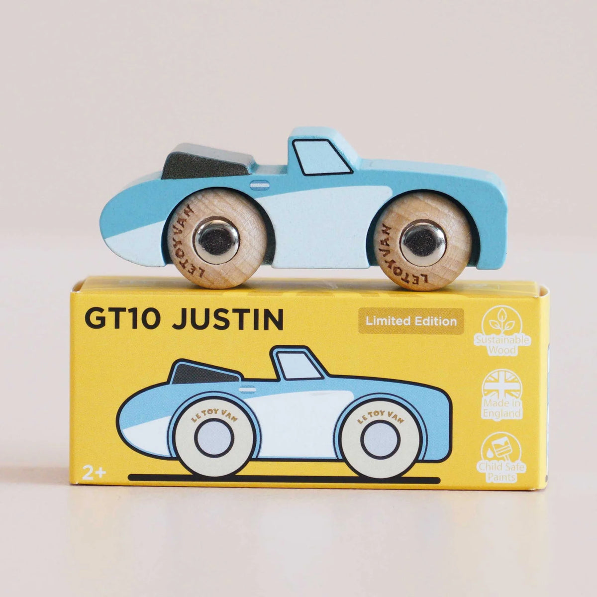 Le Toy Van No. 1 GT10 Justin - Classic Wooden Car