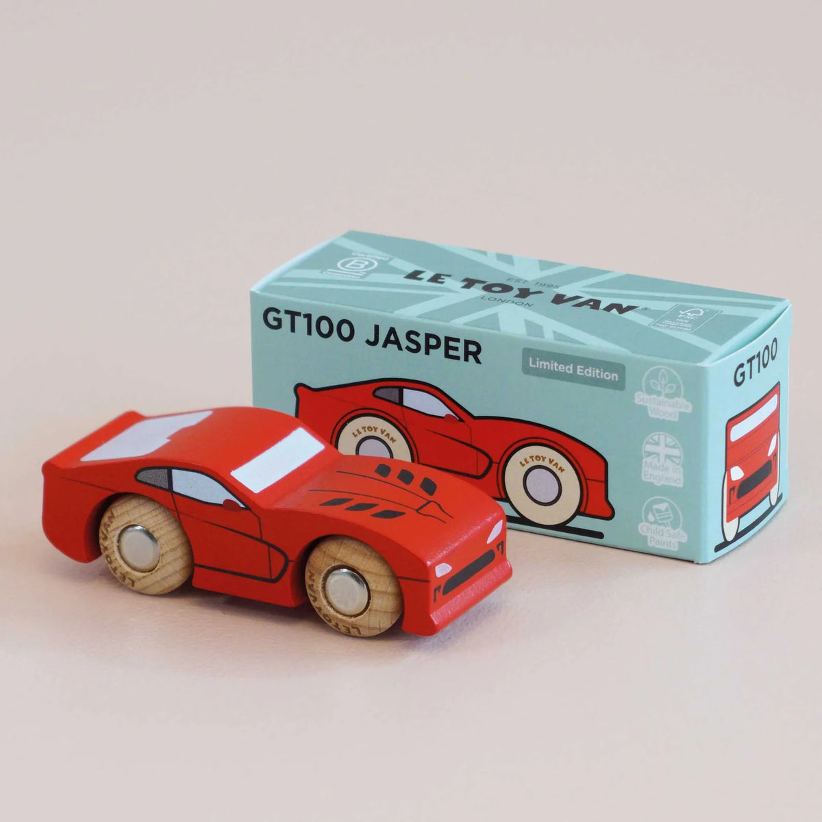 Le Toy Van No. 18 GT100 Jasper - Wooden Sports Car