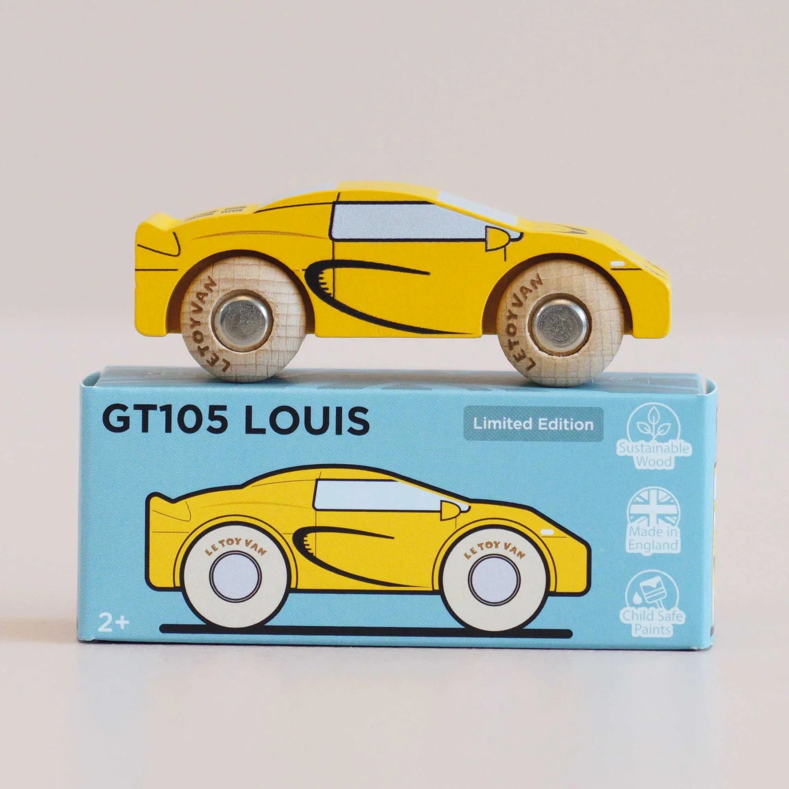 Le Toy Van No. 19 GT105 Louis - Classic Wooden Car