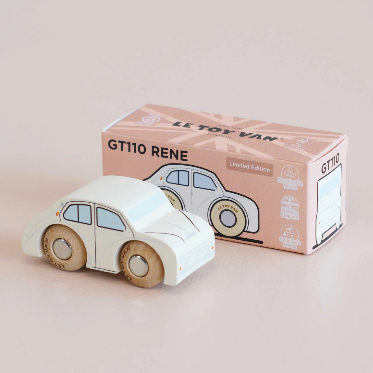 Le Toy Van No. 20 GT110 Rene - Classic Wooden Car