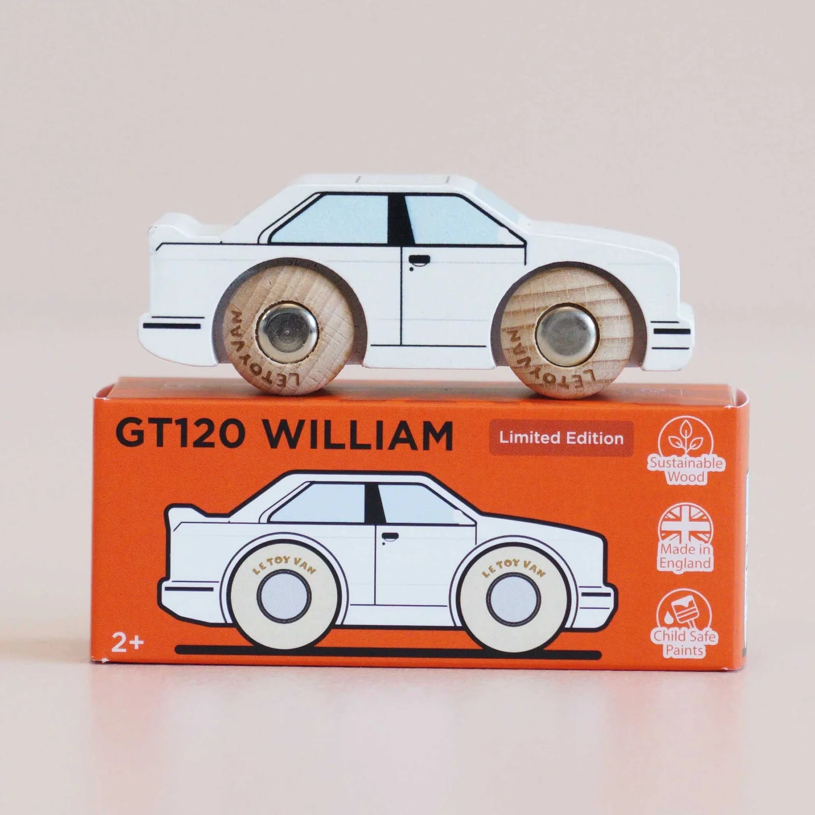 Le Toy Van No. 21 GT120 William - Retro Wooden Car