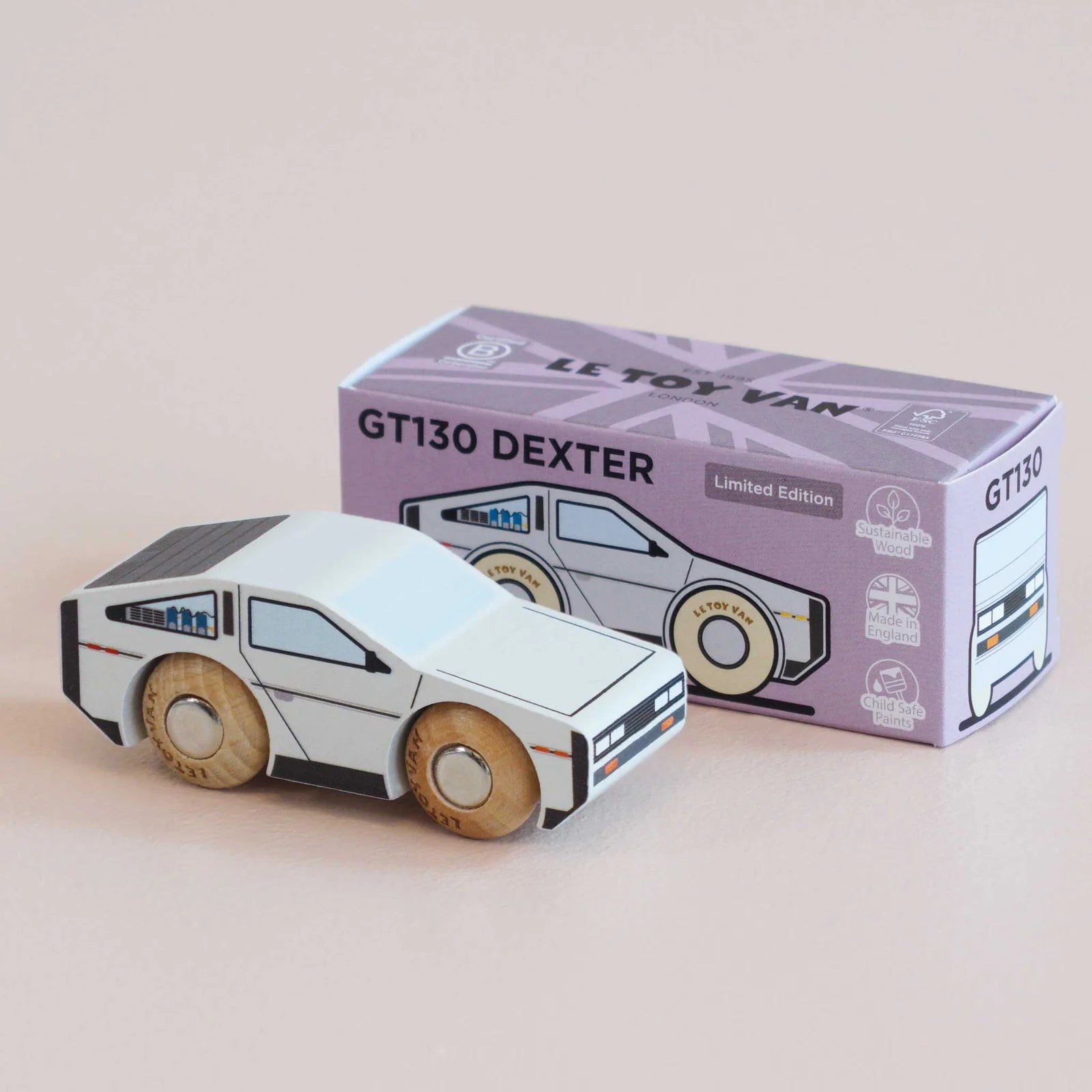 Le Toy Van No. 23 GT130 Dexter - Futuristic Wooden Car