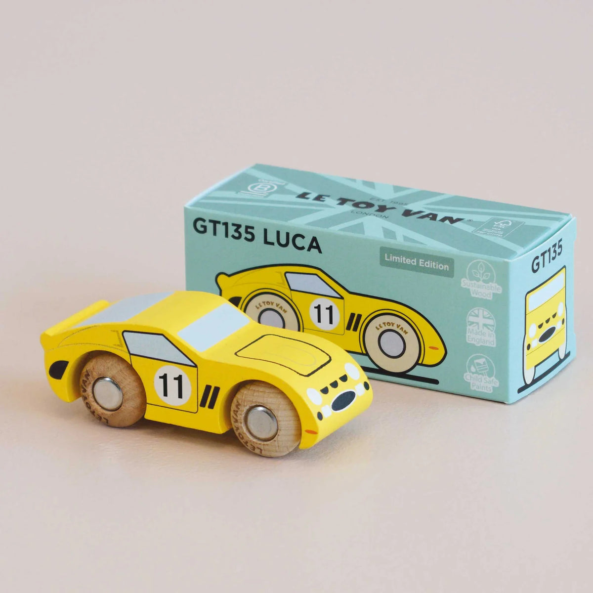 Le Toy Van No. 24 GT135 Luca - Wooden Racing Car