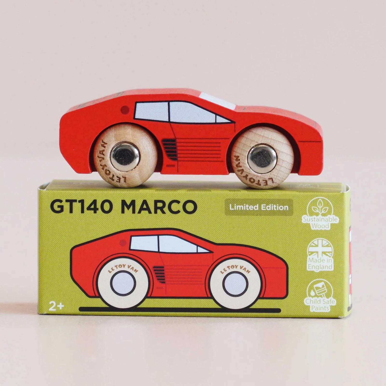 Le Toy Van No. 25 GT140 Marco - Wooden Racing Car