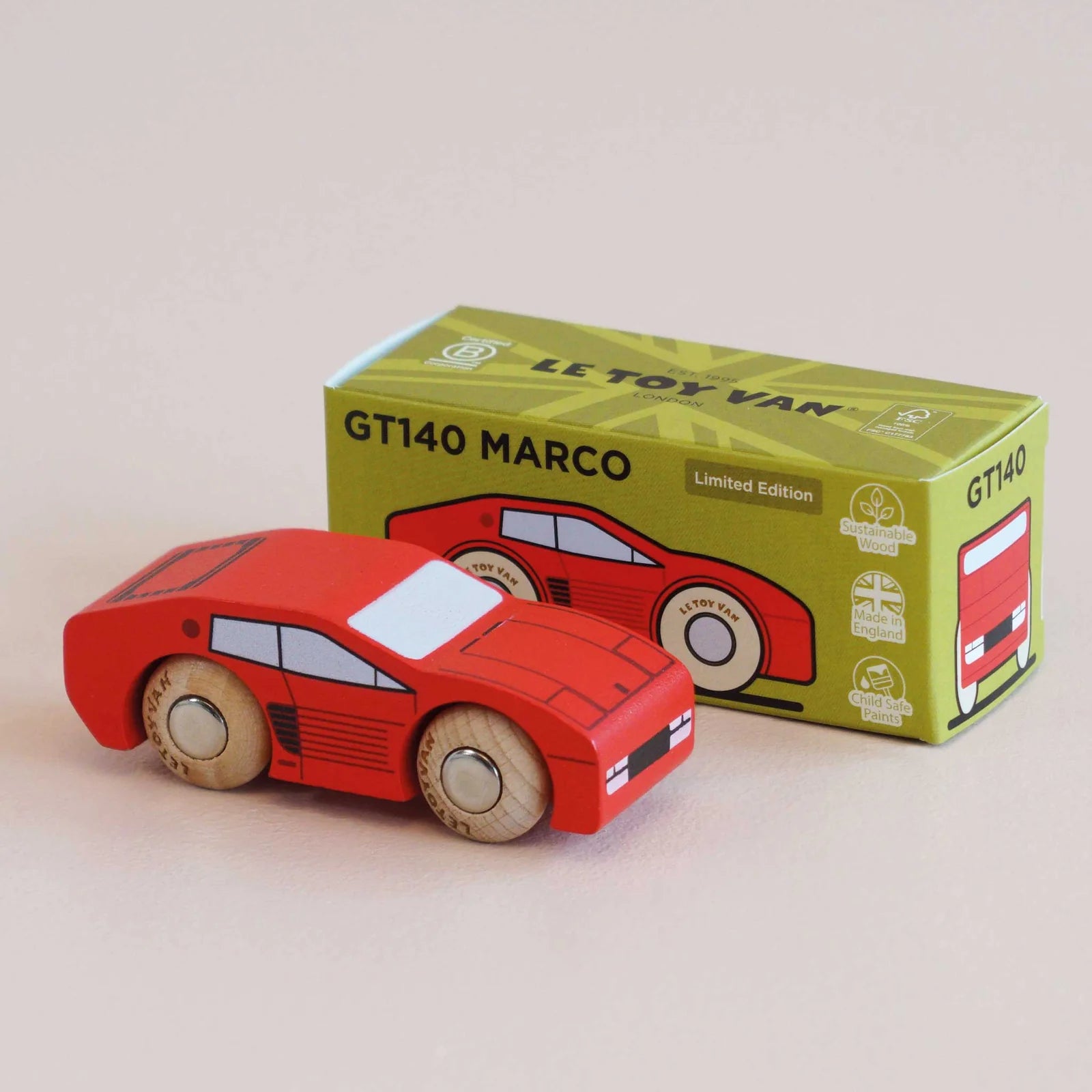 Le Toy Van No. 25 GT140 Marco - Wooden Racing Car