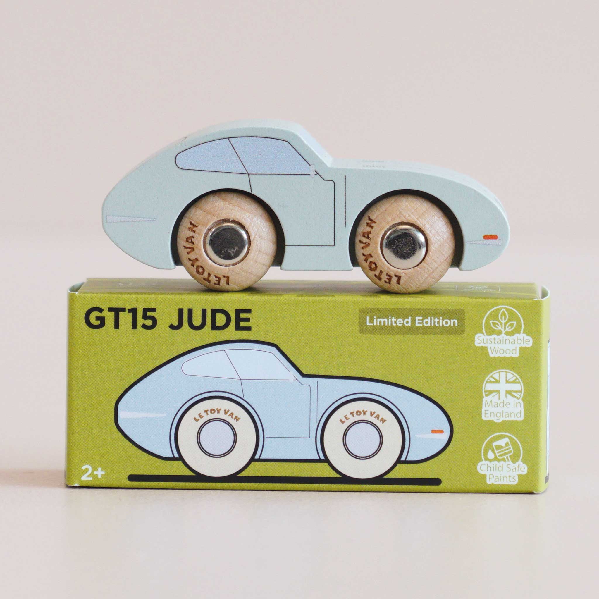 Le Toy Van No. 2 GT15 Jude - Classic Wooden Car