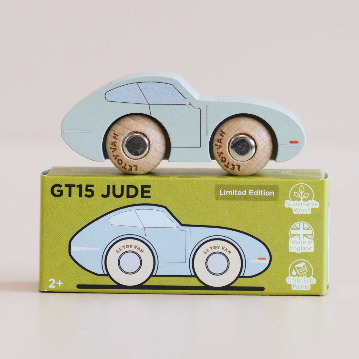 Le Toy Van No. 2 GT15 Jude - Classic Wooden Car