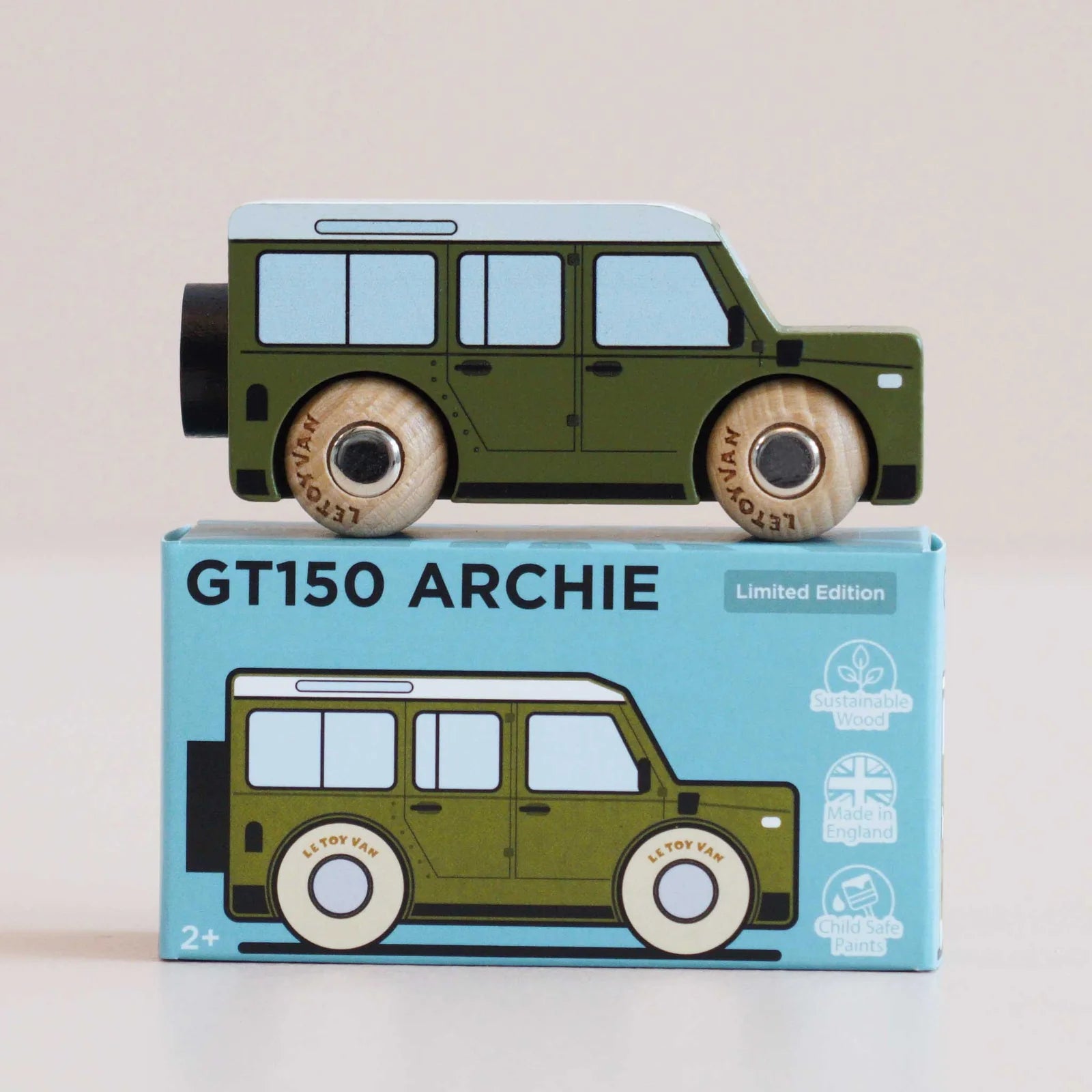 Le Toy Van No. 27 GT150 Archie - Wooden 4x4 Car