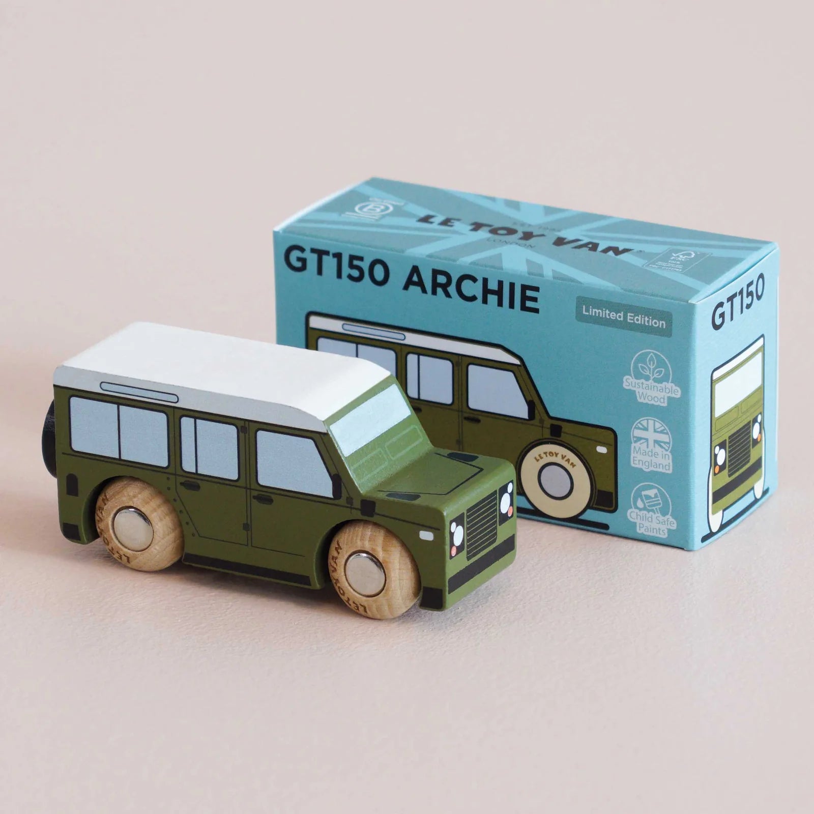 Le Toy Van No. 27 GT150 Archie - Wooden 4x4 Car