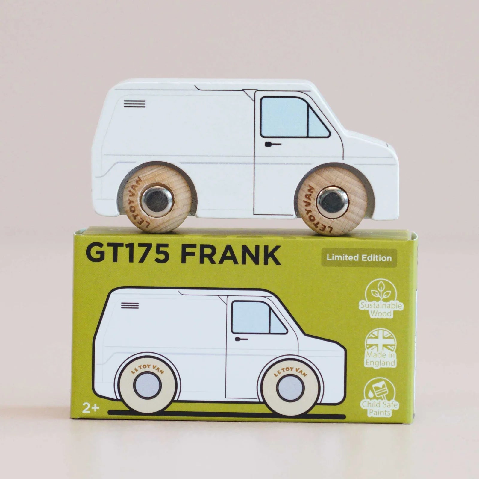 Le Toy Van No. 32 GT175 Frank – Wooden White Van