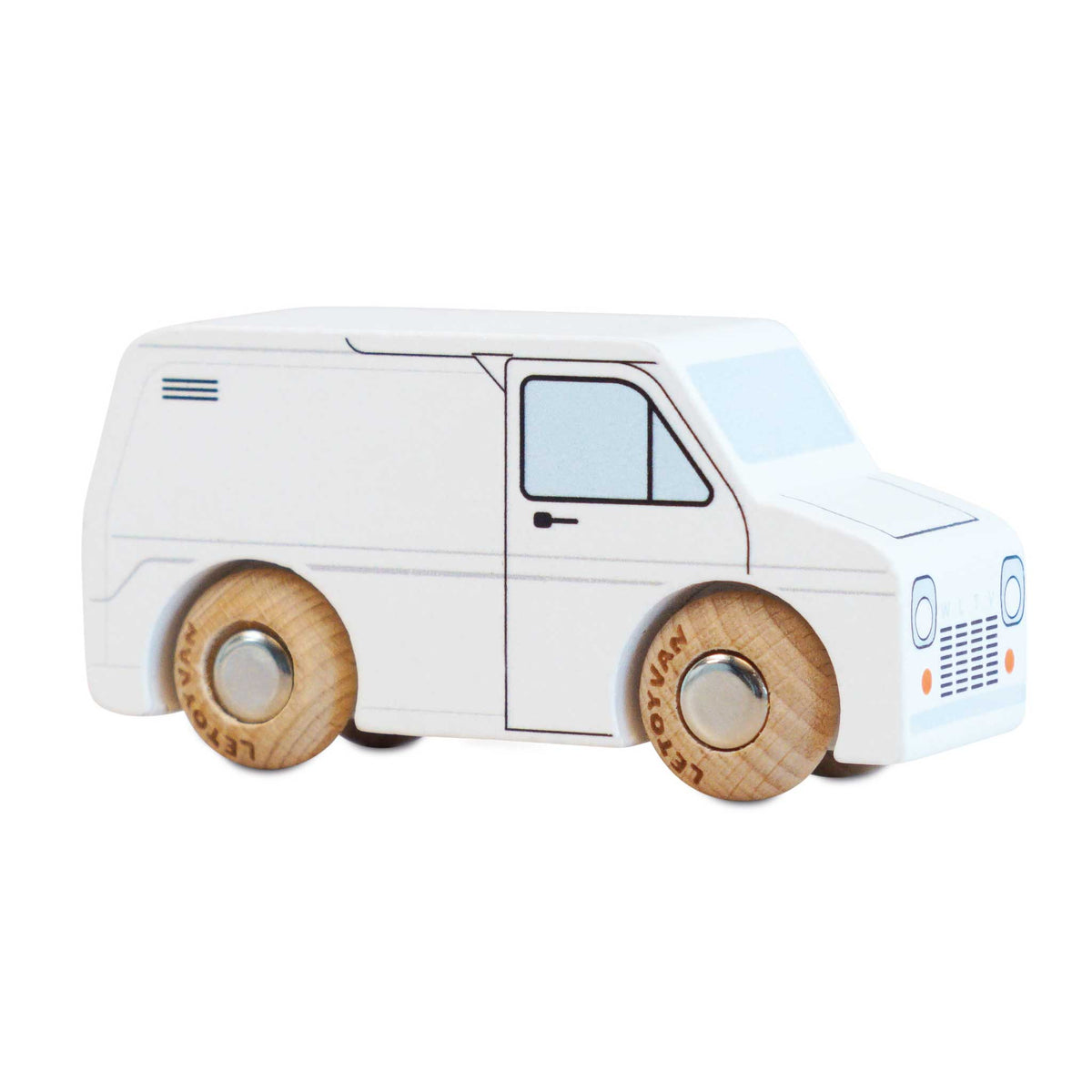 Le Toy Van No. 32 GT175 Frank – Wooden White Van