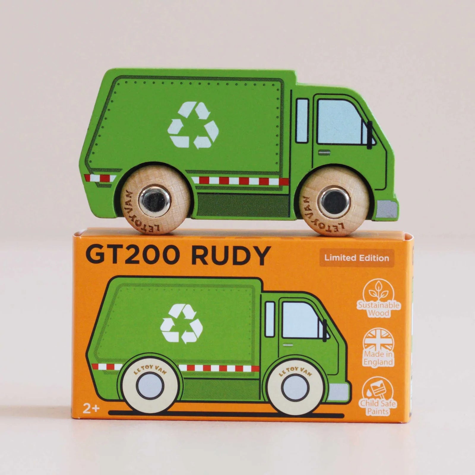 Le Toy Van No. 36 GT200 Rudy – Wooden Recycling truck