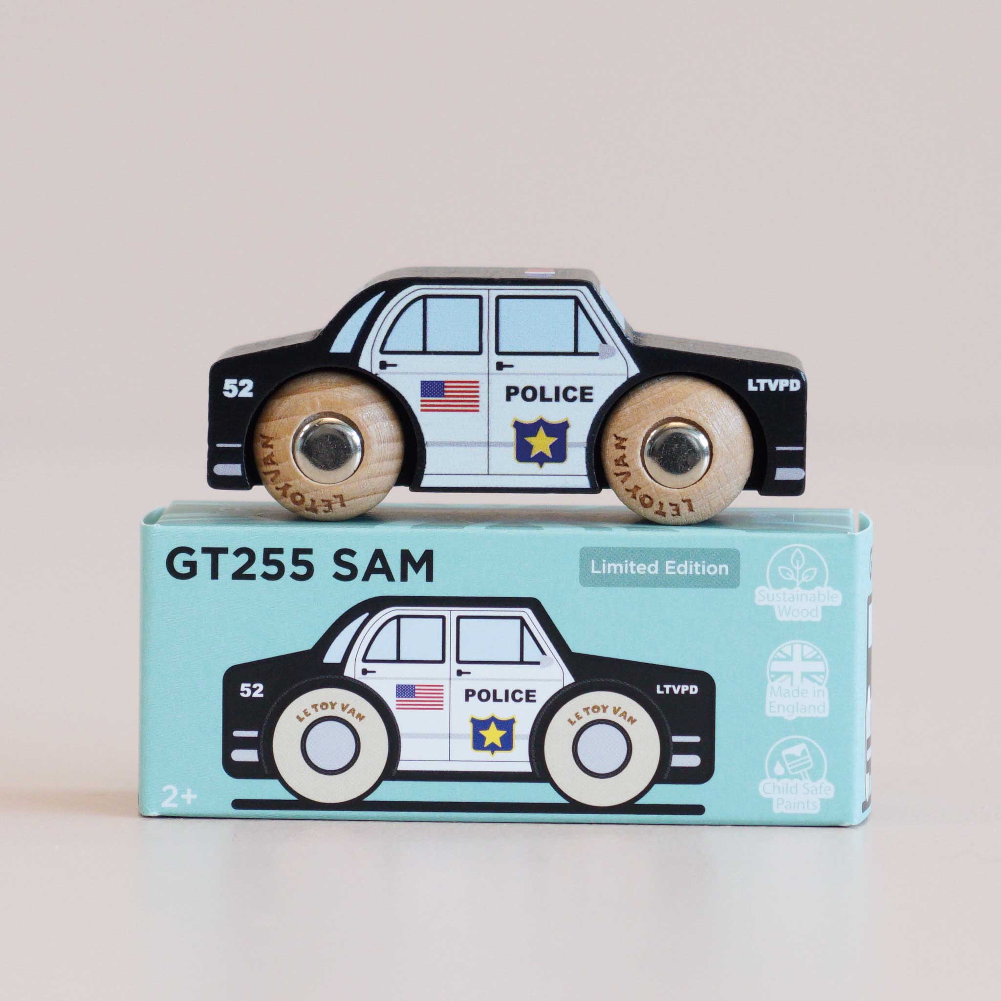 Le Toy Van No. 41 GT255 Sam - Wooden Police car