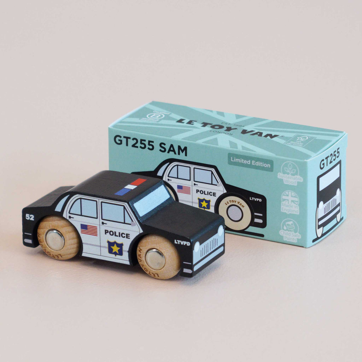Le Toy Van No. 41 GT255 Sam - Wooden Police car