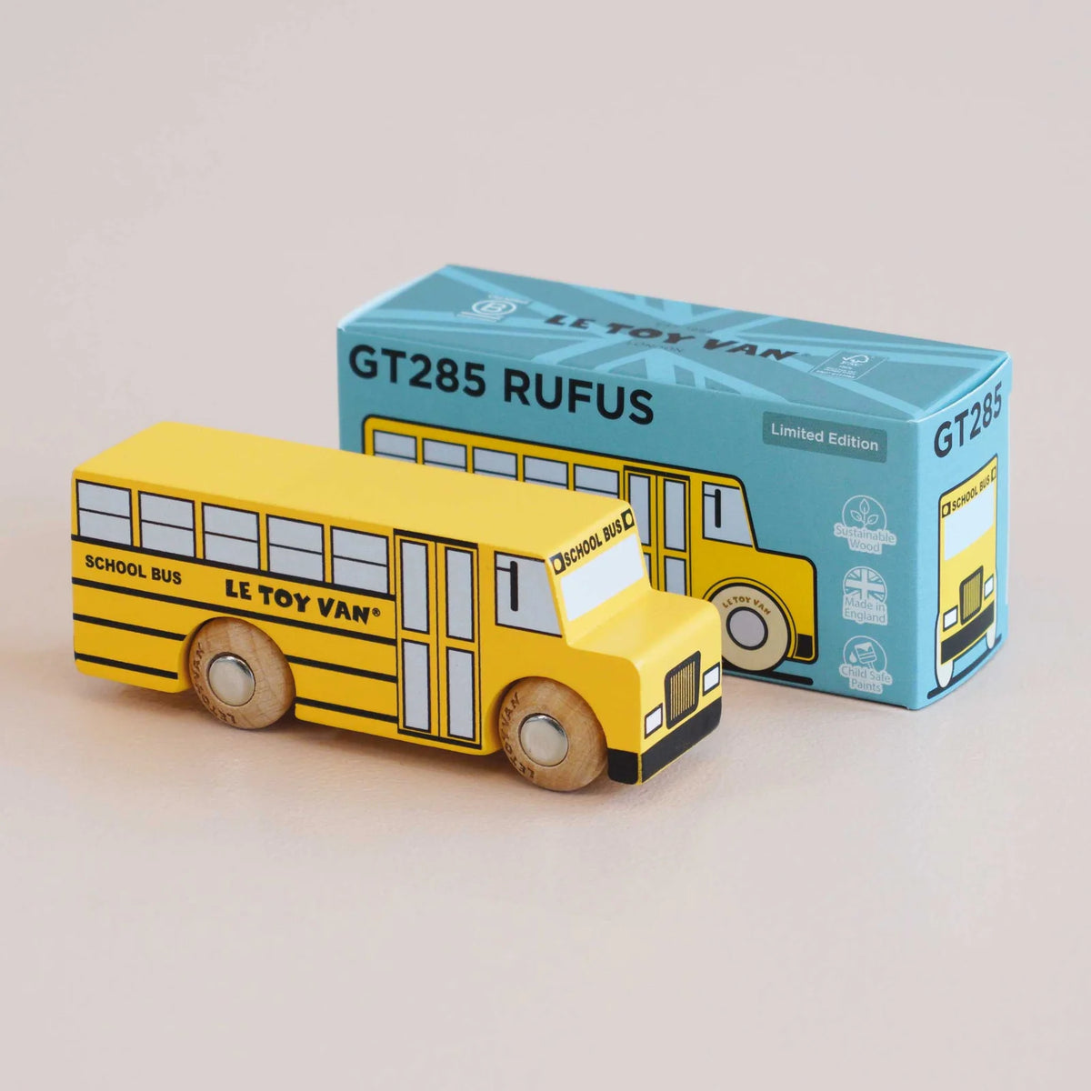 Le Toy Van No. 47 GT285 Rufus – Wooden School Bus