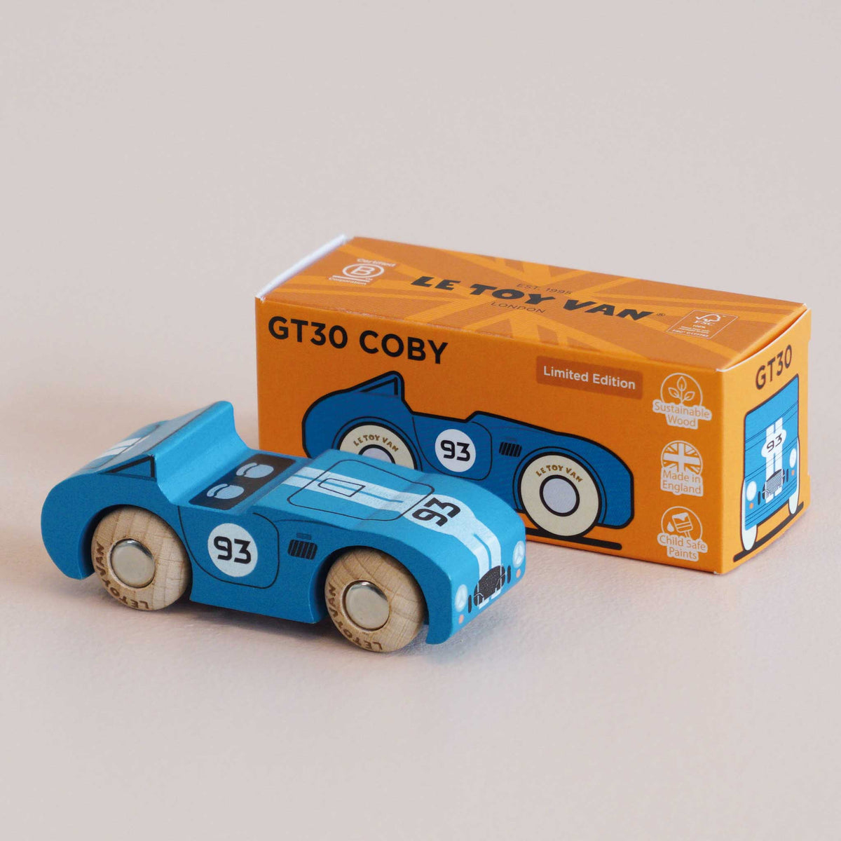 Le Toy Van No. 5 GT30 Coby - Wooden Race Car