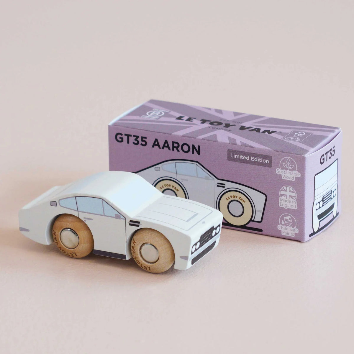 Le Toy Van No. 6 Aaron GT35  - Wooden Car