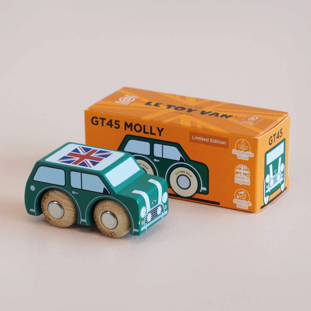 Le Toy Van No. 7 GT45 Molly - British Wooden Car
